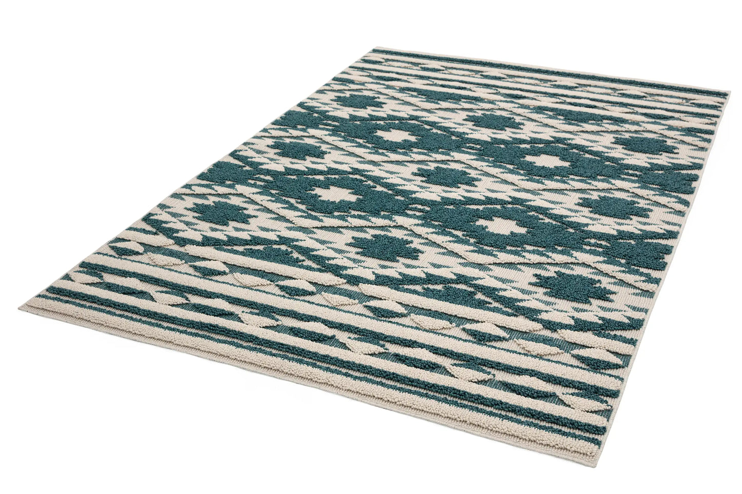 Asiatic taza ta01 green Green, Ivory Living Room Rug.