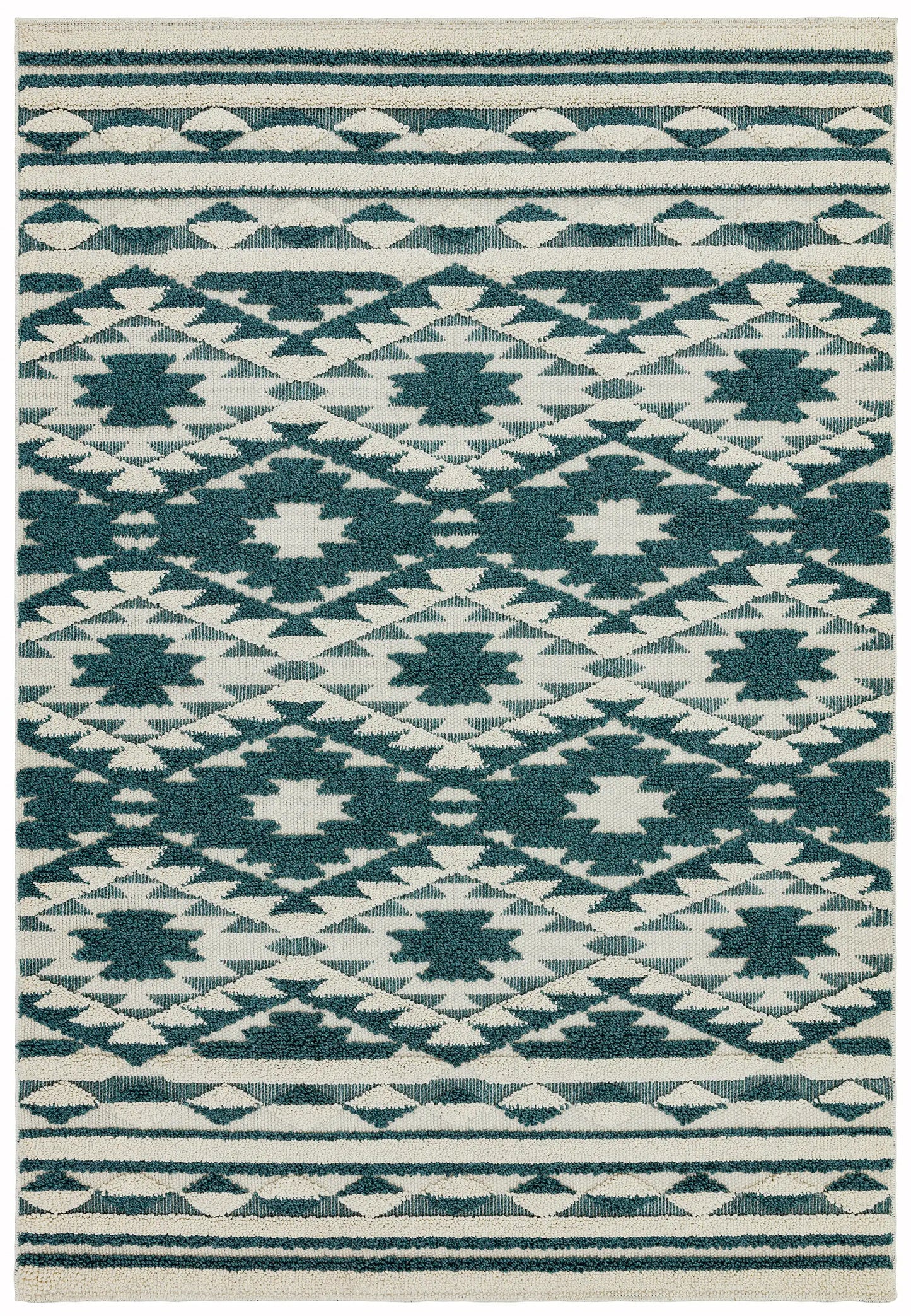 Asiatic taza ta01 green Green, Ivory Living Room Rug.