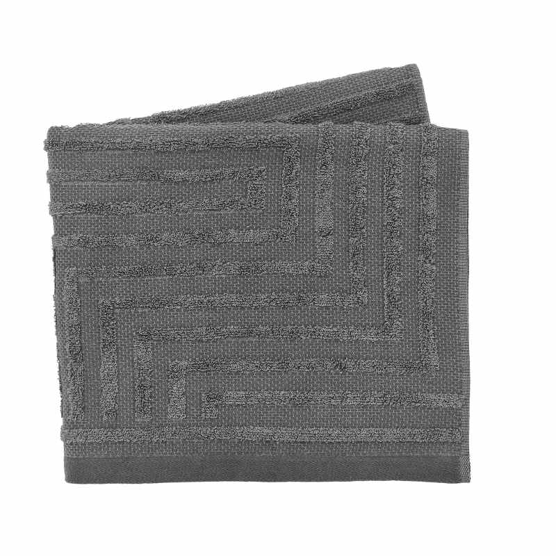 Tiffany Cotton Towels by Helena Springfield in Graphite Grey