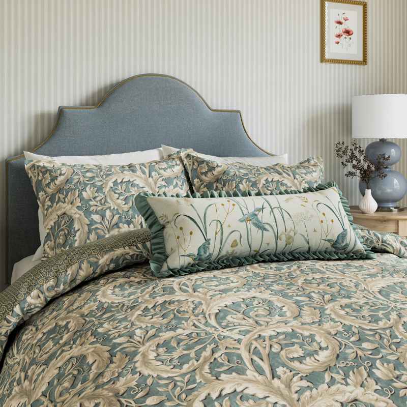 Tilia Lime Bedding by Sanderson x National Trust in Soft Teal