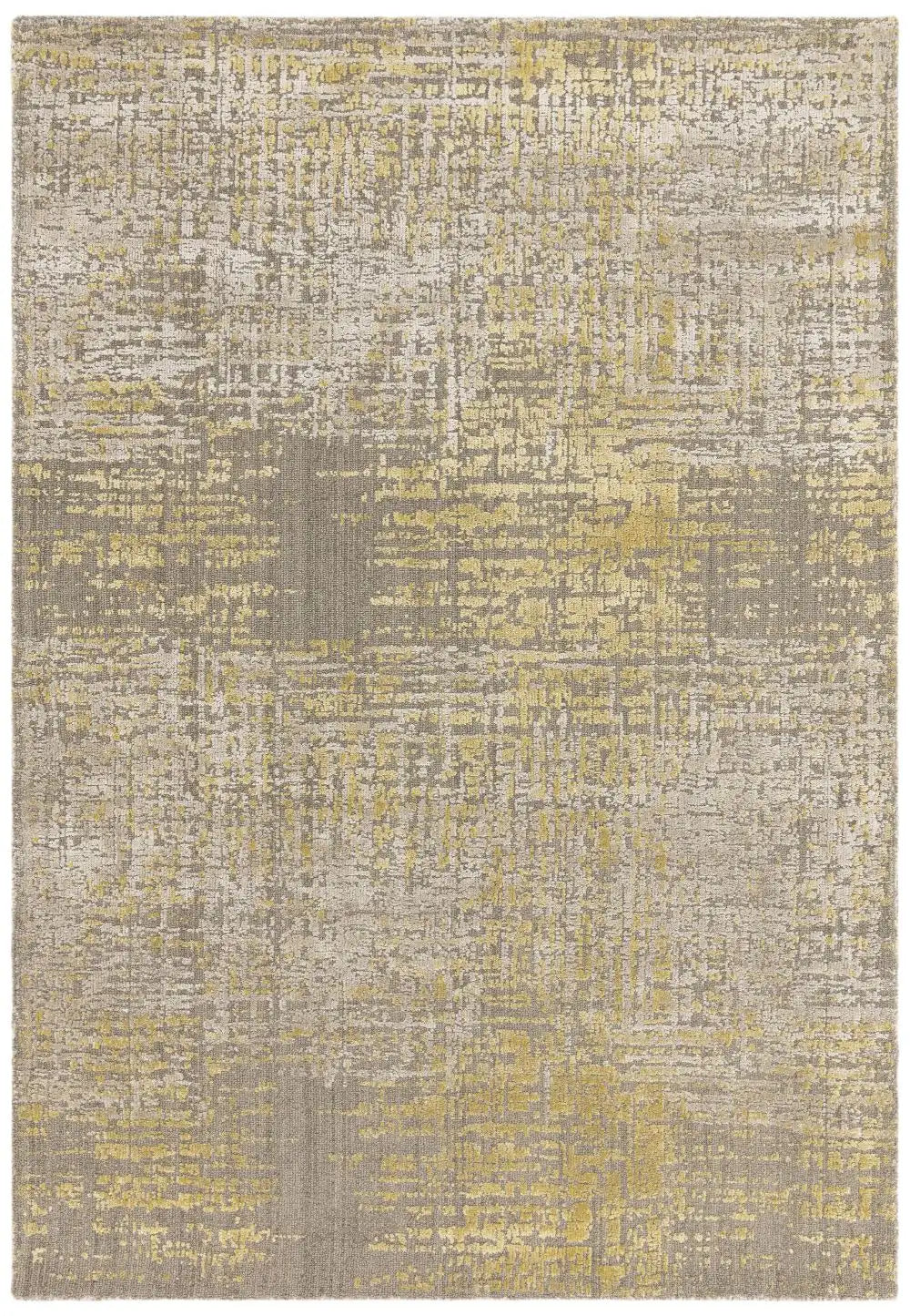 Asiatic torino gold Yellow Living Room Wool Rug.