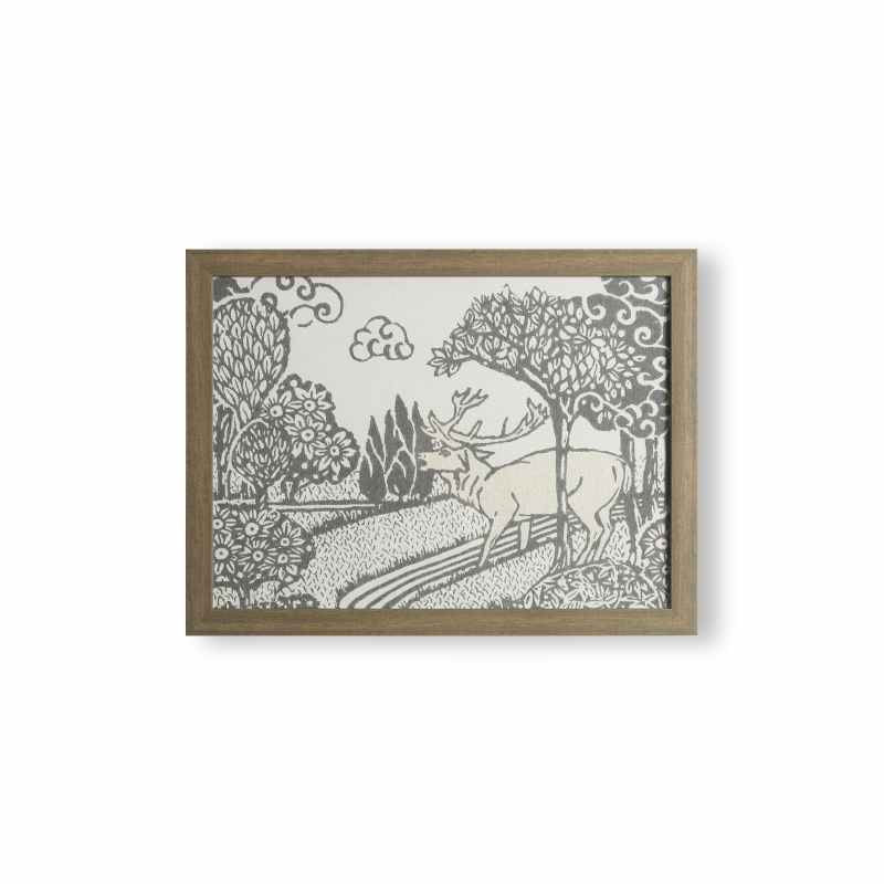 Trecastle Framed Print 115039 by Laura Ashley in Natural