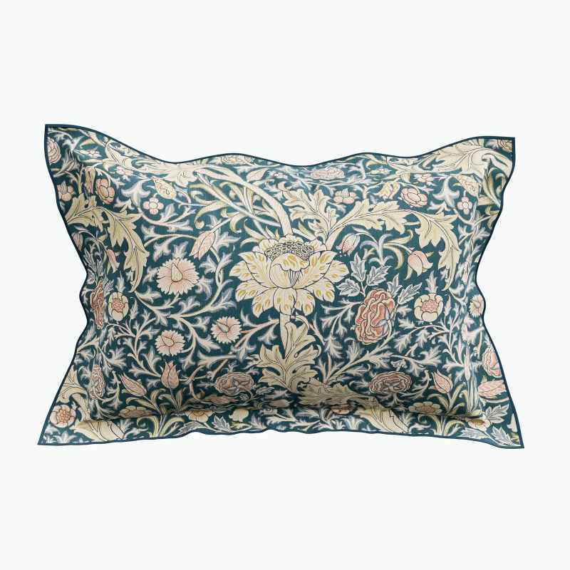 Trent Floral Bedding by Morris & Co in River Wandle Blue