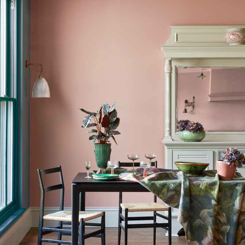 True Matt Emulsion Paint by Zoffany in Tuscan Pink