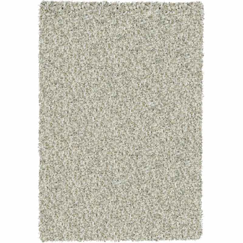 Twilight Speckled Shaggy Rugs 39001 2211 in Linen White