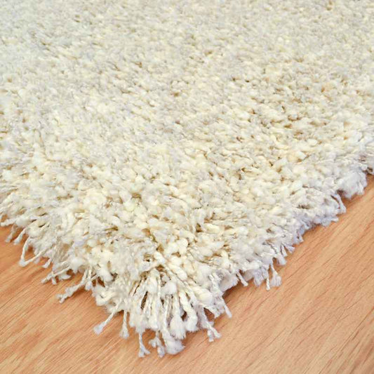 Twilight Speckled Shaggy Rugs 39001 6926 in Light Cream