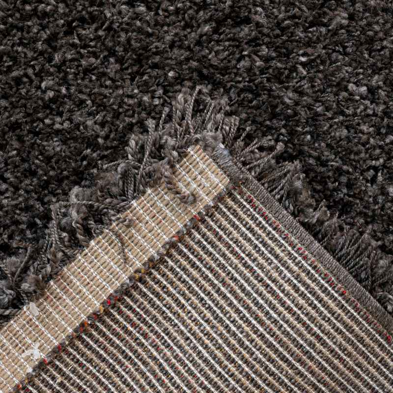 Twilight Speckled Shaggy Rugs 39001 7733 in Charcoal Grey