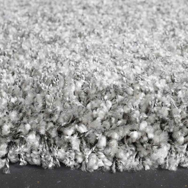 Twilight Speckled Shaggy Rugs 39001 9999 in Silver Grey