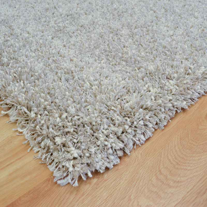 Twilight Speckled Shaggy Runner Rugs 39001 2211 in Linen White