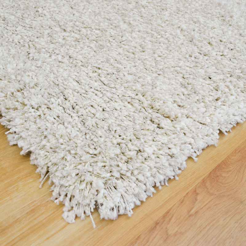 Twilight Speckled Shaggy Runner Rugs 39001 6926 in Chalk