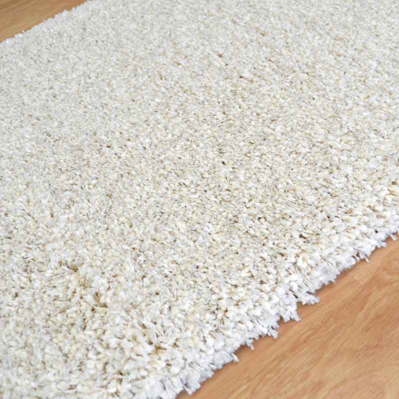 Twilight Speckled Shaggy Runner Rugs 39001 6926 in Chalk