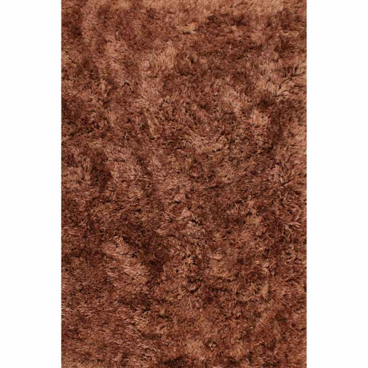 Flossy Plain Shaggy Rugs in Mink Beige
