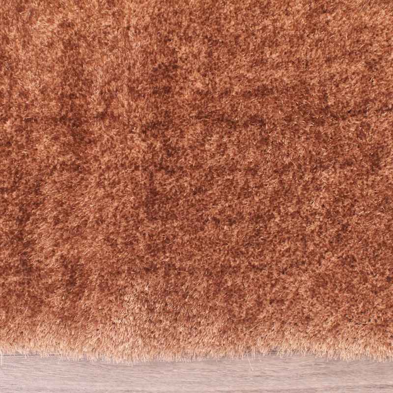 Indigo Plain Shaggy Rugs in Beige