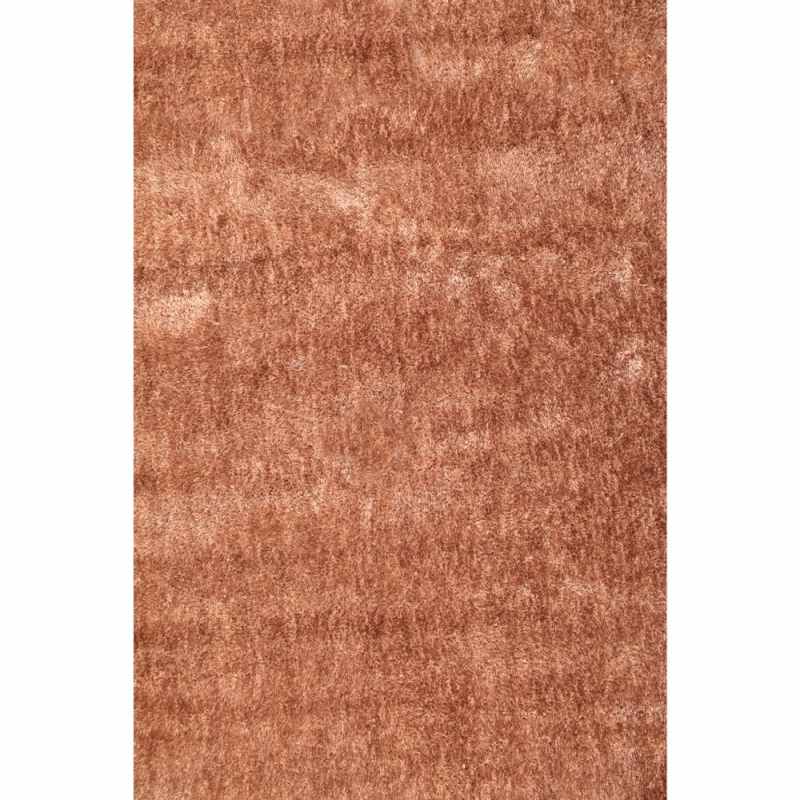Indigo Plain Shaggy Rugs in Beige