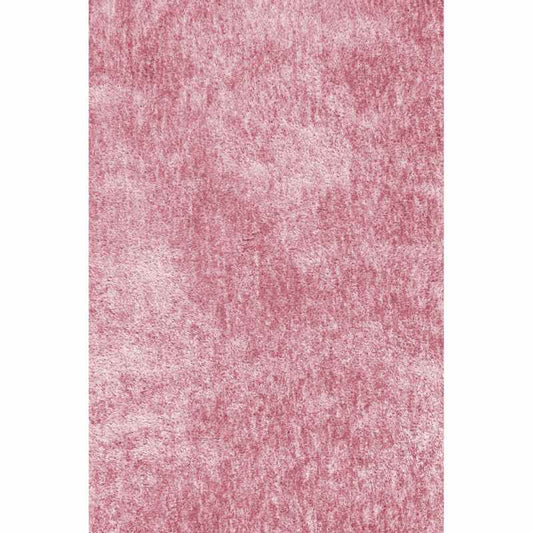 Indigo Plain Shaggy Rugs in Blush
