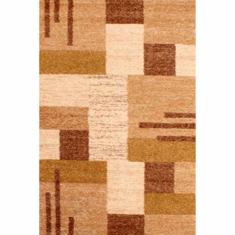 Spirit Blocks Geometric Rugs in Beige Ochre