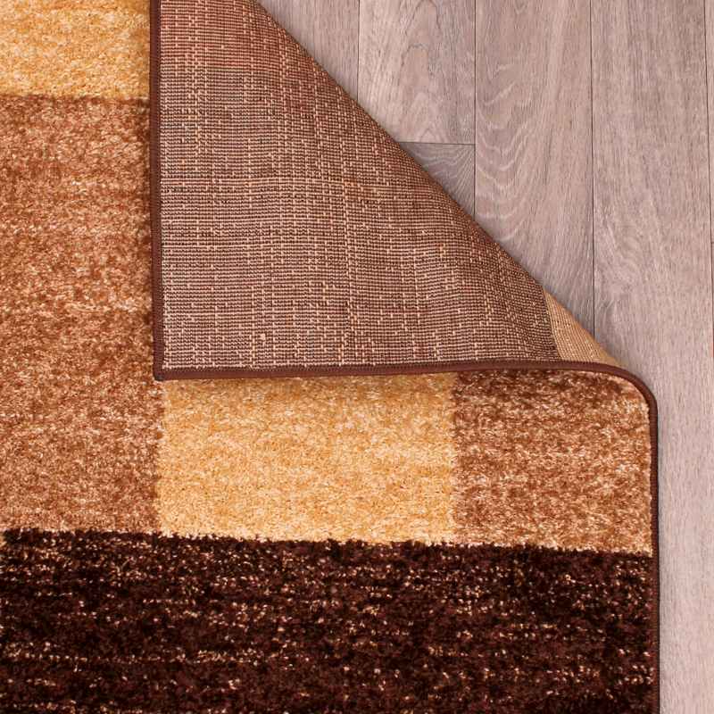 Spirit Blocks Geometric Rugs in Brown