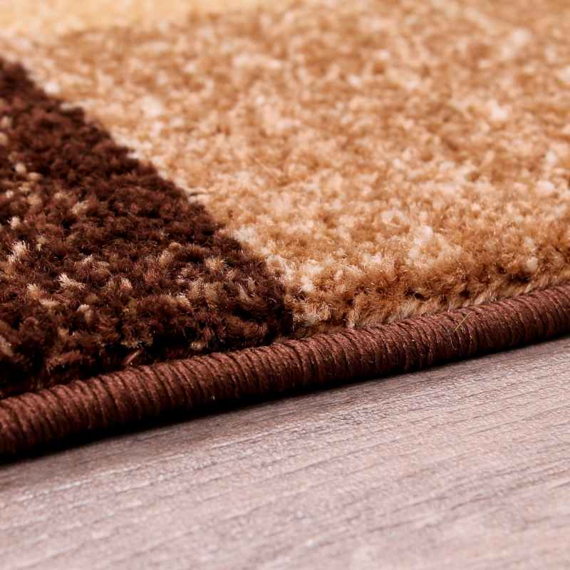 Spirit Blocks Geometric Rugs in Brown