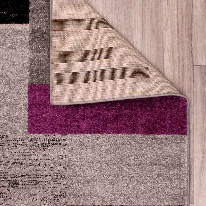 Spirit Blocks Geometric Rugs in Purple