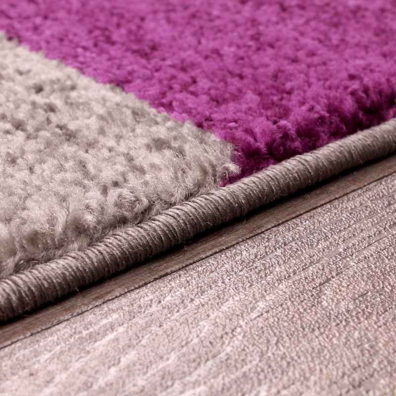 Spirit Blocks Geometric Rugs in Purple