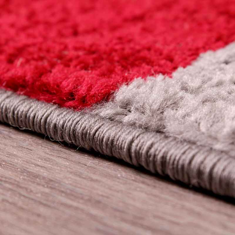 Spirit Blocks Geometric Rugs in Red
