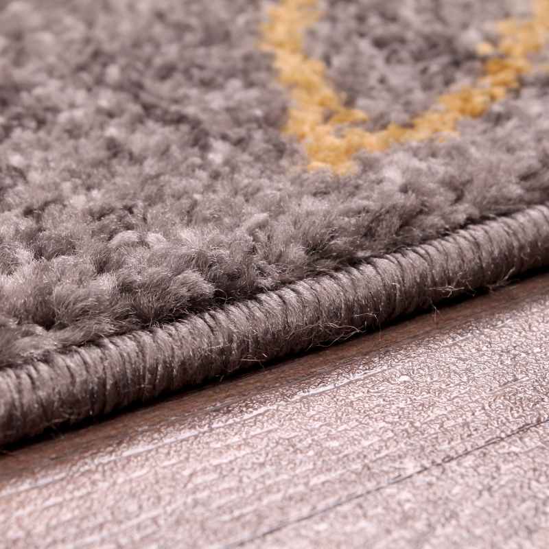 Spirit Leaf Botanical Rugs in Grey Ochre