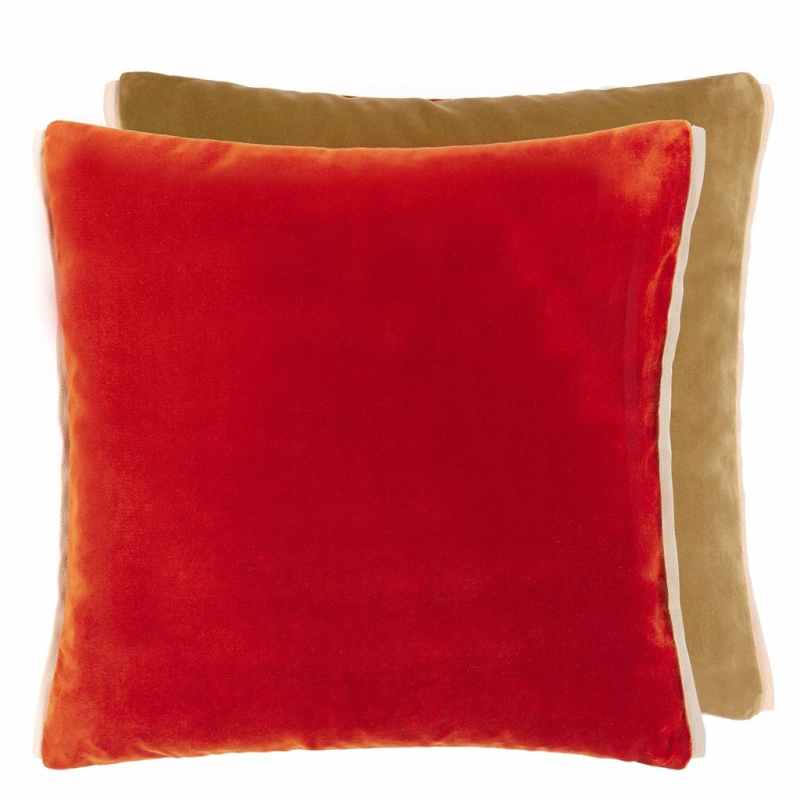 Designers Guild Varese Plain Cushion in Topaz Greengage