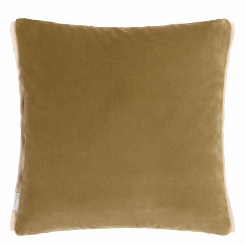 Designers Guild Varese Plain Cushion in Topaz Greengage