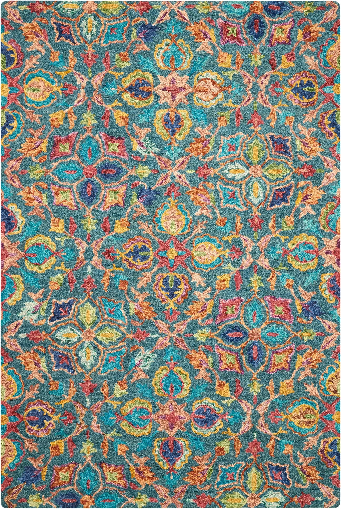 Vibrant VIB08 Teal Rug RS