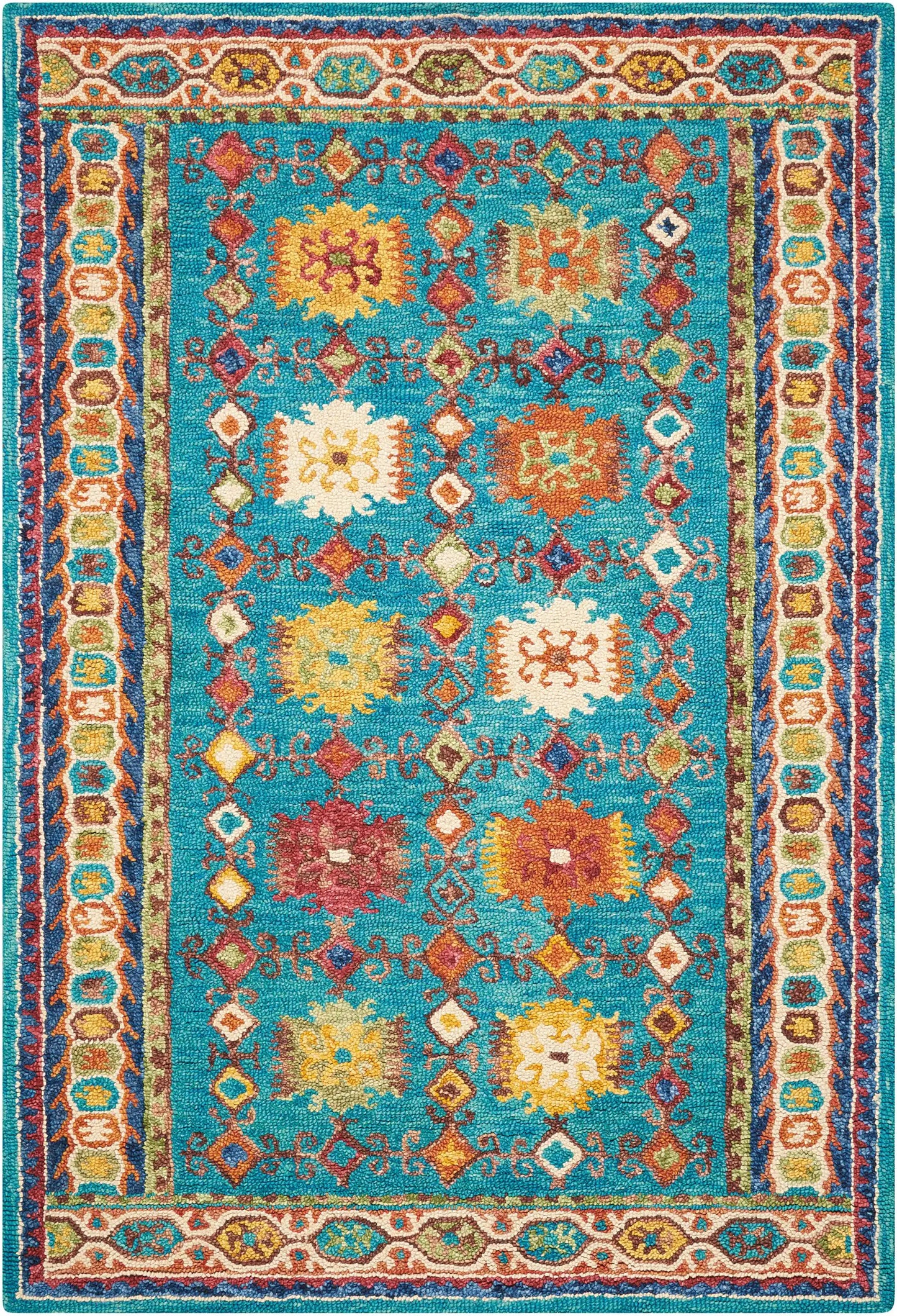 Vibrant VIB09 Teal Rug RS