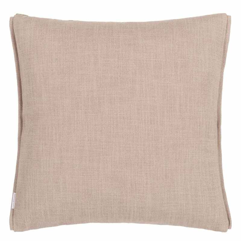 Velluto Velvet Plain Cushion by Designers Guild in Duck Egg