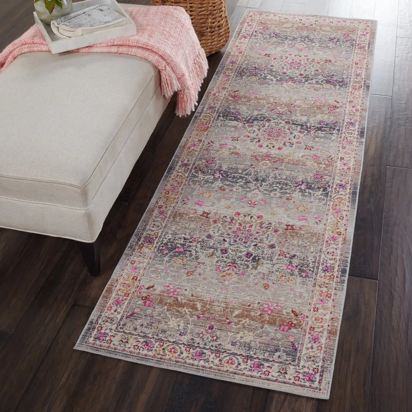 Vintage Kashan VKA01 Grey Rug RS