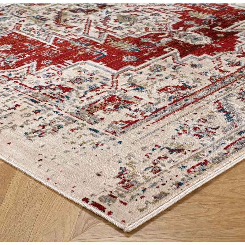 OW Traditional Valeria Red Rug in 204 W