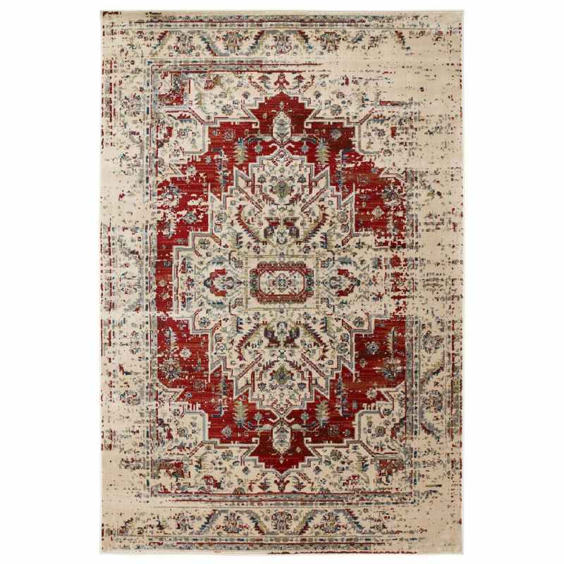OW Traditional Valeria Red Rug in 204 W