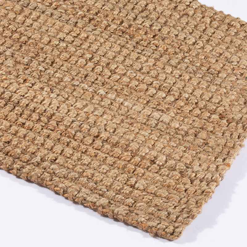 Whitefield Jute Boucle Runner Mat in Natural