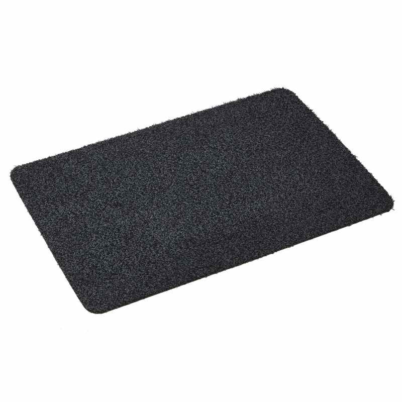Washable Cotton-Rich Doormat in Anthracite Grey