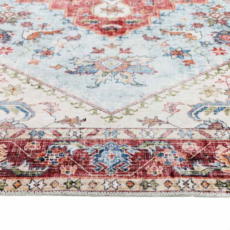 Origins Washable Marrakesh Traditional Runner Rug in Multi