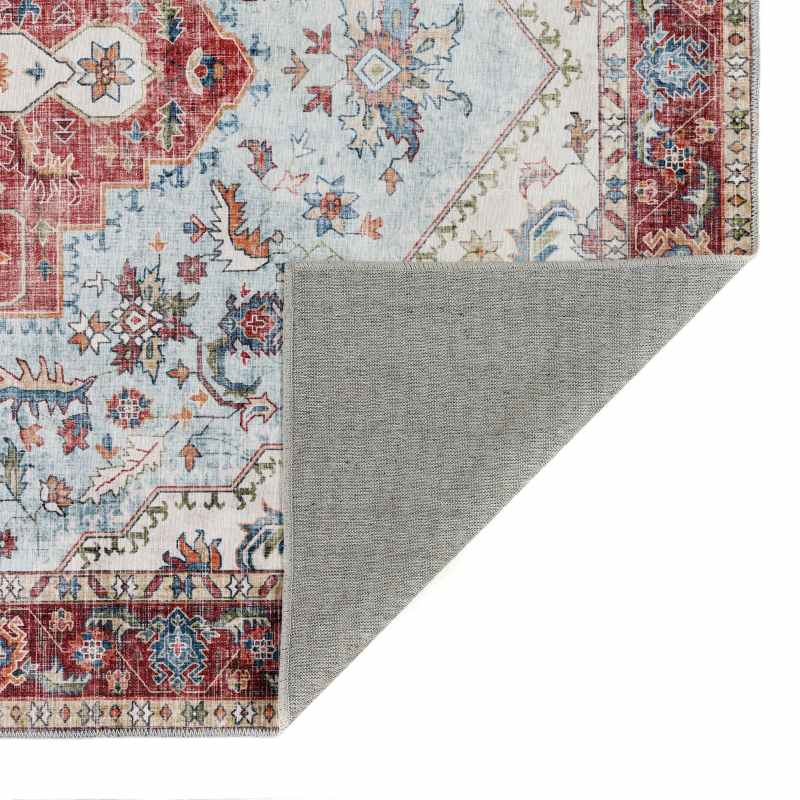 Origins Washable Marrakesh Traditional Runner Rug in Multi
