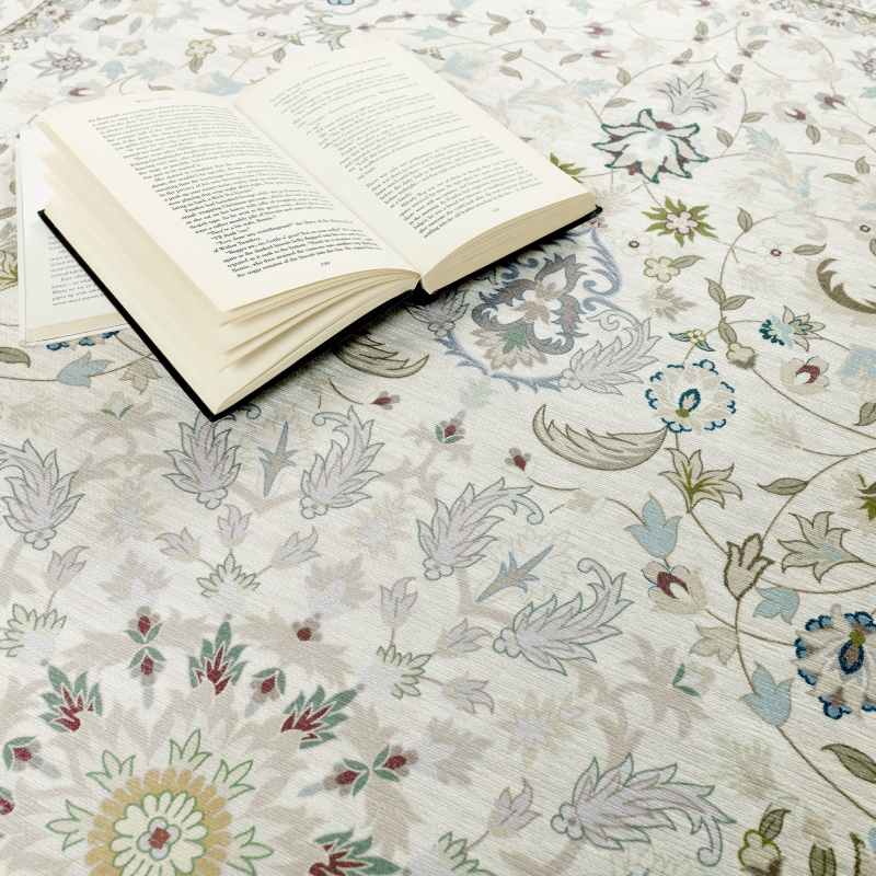 Origins Washable Windsor Traditional Runner Rug in Natural