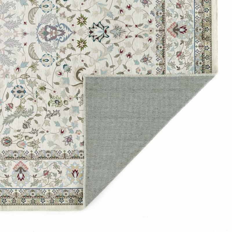 Origins Washable Windsor Traditional Runner Rug in Natural