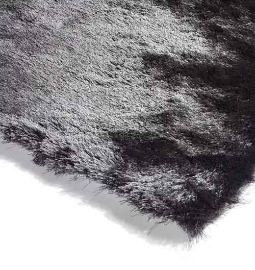 Asiatic whisper graphite Grey Living Room Shaggy Rug.