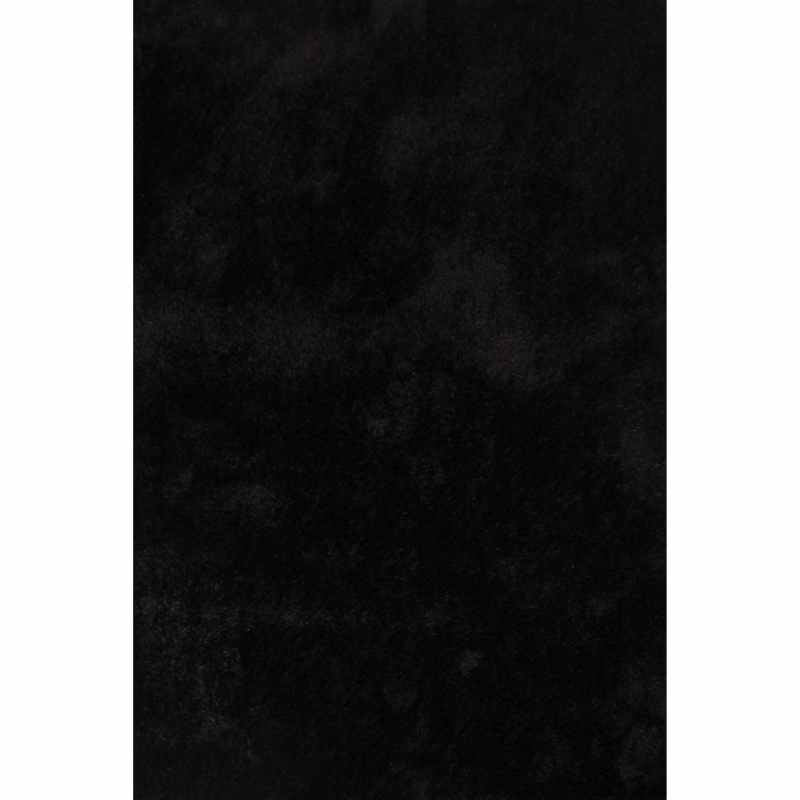 Whisper Shaggy Rugs in Black by Rugstyle