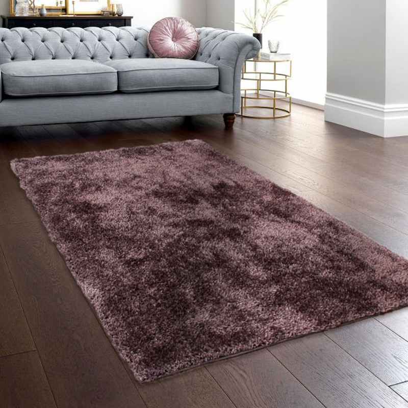 Whisper Shaggy Rugs in Grey by Rugstyle