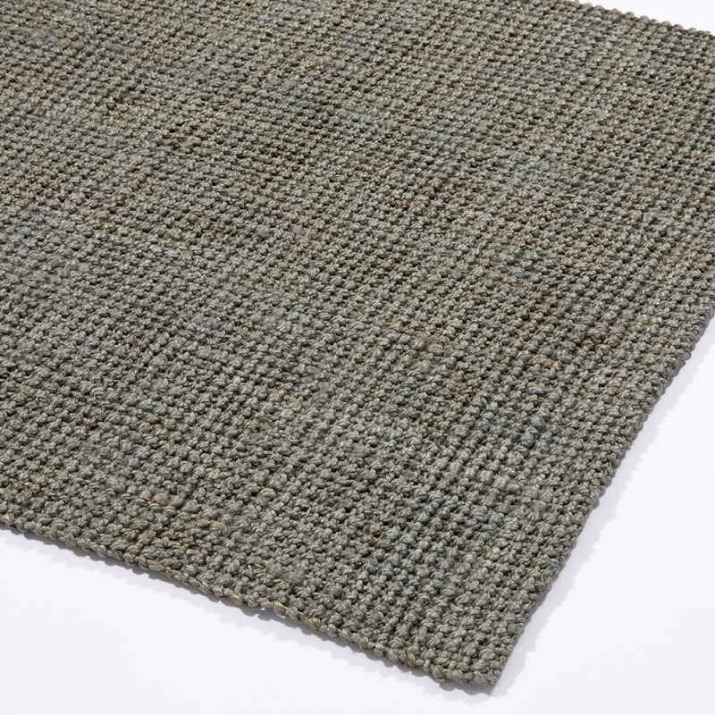 Whitefield Boucle Jute Modern Rug in Grey