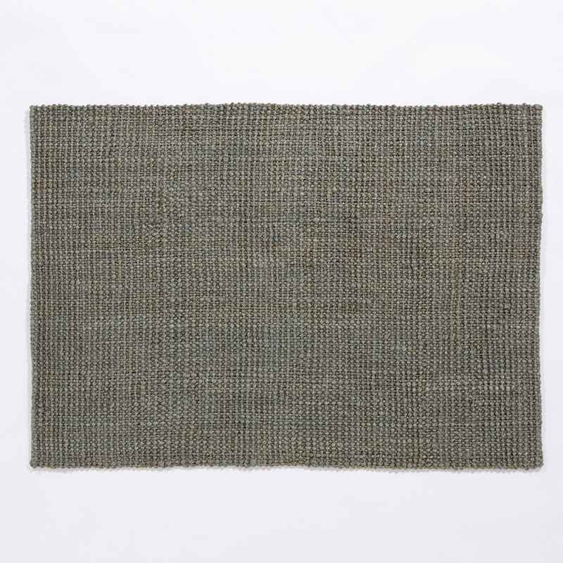 Whitefield Boucle Jute Modern Rug in Grey