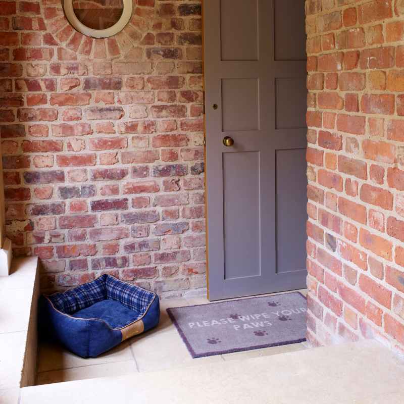 Wipe Your Paws Washable Doormat in Brown