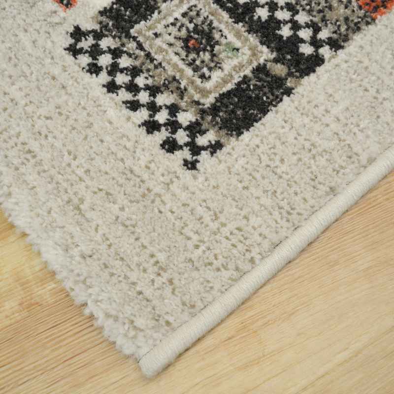 Woodstock Patchwork Runner Rugs 32036 6324 in Beige Multi