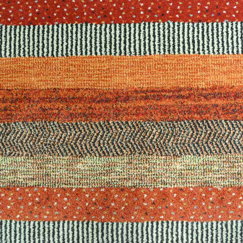Woodstock Boho Stripe Rugs 32743 1382 in Blue