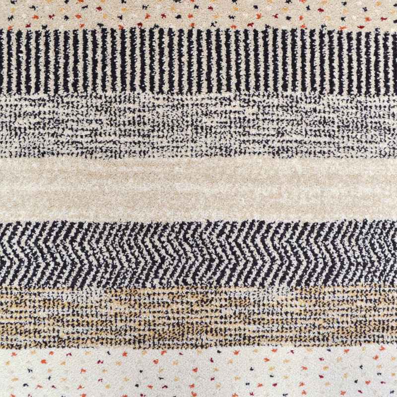 Woodstock Boho Stripe Rugs 32743 6332 in Beige