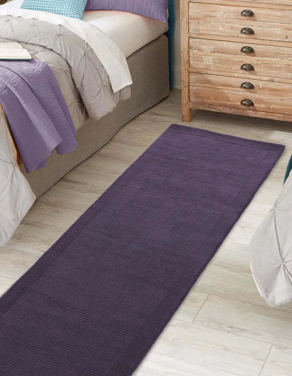 York York-Purple Rug